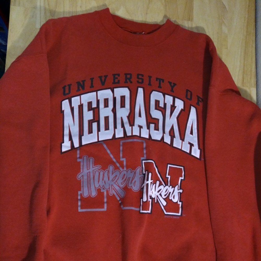 Vintage 90s University of Nebraska Cornhuskers Crewneck Sweatshirt